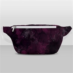 Purple Alcohol Ink Waist Bag  by Dazzleway