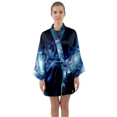 The Galaxy Long Sleeve Satin Kimono by ArtsyWishy