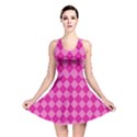 Pink Diamond Pattern Reversible Skater Dress View1