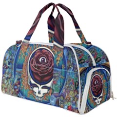 Grateful-dead-ahead-of-their-time Burner Gym Duffel Bag by Sapixe