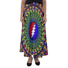 Grateful Dead Flared Maxi Skirt by Sapixe