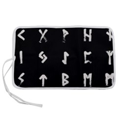 Elder Futhark Rune Set Collected Inverted Pen Storage Case (l) by WetdryvacsLair