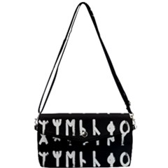 Complete Dalecarlian Rune Set Inverted Removable Strap Clutch Bag by WetdryvacsLair