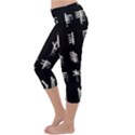 Ogham Rune Set Complete Inverted Lightweight Velour Capri Yoga Leggings View2