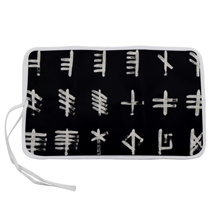 Ogham Rune Set Complete Inverted Pen Storage Case (L)