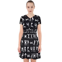 Macromannic Runes Collected Inverted Adorable In Chiffon Dress by WetdryvacsLair