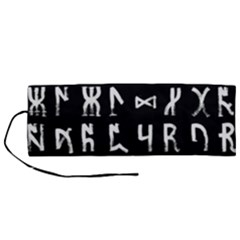 Macromannic Runes Collected Inverted Roll Up Canvas Pencil Holder (m) by WetdryvacsLair