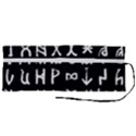 Macromannic Runes Collected Inverted Roll Up Canvas Pencil Holder (M) View2