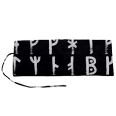 Medieval Runes Collected Inverted Complete Roll Up Canvas Pencil Holder (s) by WetdryvacsLair