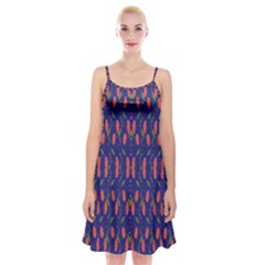 Sunrise Wine Spaghetti Strap Velvet Dress by Sparkle