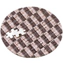 Rosegold Beads Chessboard Wooden Puzzle Round View3