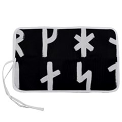 Younger Futhark Rune Set Collected Inverted Pen Storage Case (m) by WetdryvacsLair