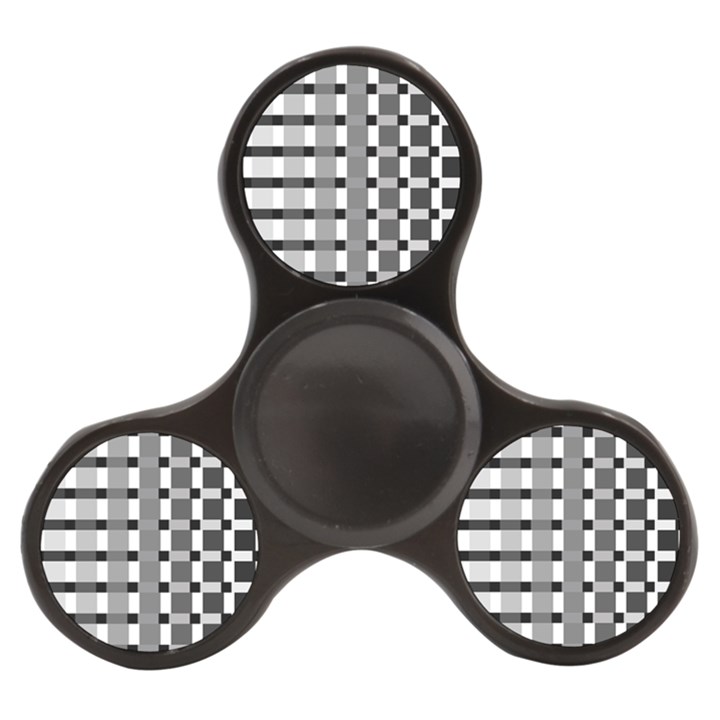 Nine Bar Monochrome Fade Squared Pulled Inverted Finger Spinner