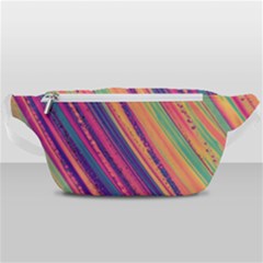 Colorful Stripes Waist Bag  by Dazzleway