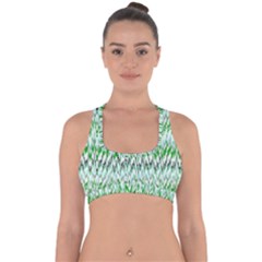 Paper African Tribal Cross Back Hipster Bikini Top  by Mariart