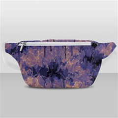 Purple And Yellow Abstract Waist Bag  by Dazzleway