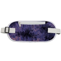 Purple And Yellow Abstract Rounded Waist Pouch by Dazzleway