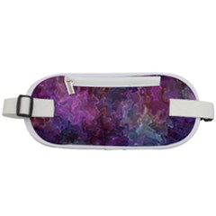 Multicolored Abstract Rounded Waist Pouch by Dazzleway