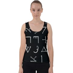 Heinrich Cornelius Agrippa Of Occult Philosophy 1651 Passing Of The River Collected Inverted Square Velvet Tank Top by WetdryvacsLair