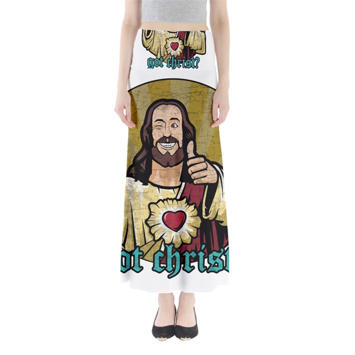 Buddy Christ Full Length Maxi Skirt