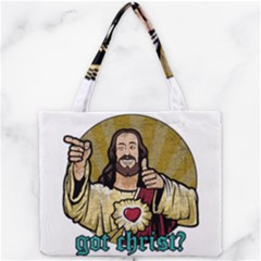 Buddy Christ Mini Tote Bag by Valentinaart