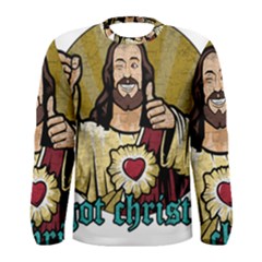 Buddy Christ Men s Long Sleeve Tee by Valentinaart