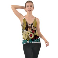 Buddy Christ Chiffon Cami by Valentinaart