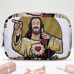 Buddy Christ Make Up Pouch (small) by Valentinaart