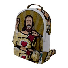 Buddy Christ Flap Pocket Backpack (large) by Valentinaart