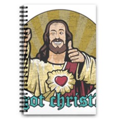 Buddy Christ 5 5  X 8 5  Notebook by Valentinaart