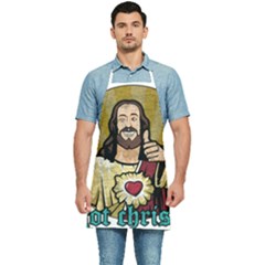 Buddy Christ Kitchen Apron by Valentinaart