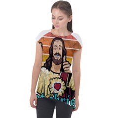 Got Christ? Cap Sleeve High Low Top by Valentinaart