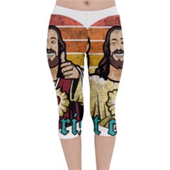 Got Christ? Velvet Capri Leggings  by Valentinaart