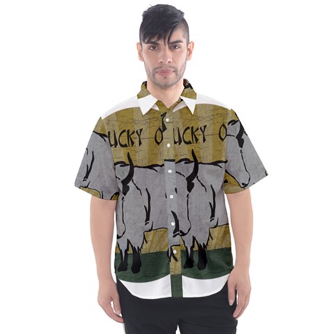 Chinese New Year ¨c Year Of The Ox Men s Short Sleeve Shirt by Valentinaart