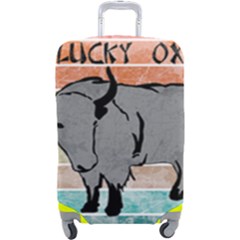 Chinese New Year ¨c Year Of The Ox Luggage Cover (large) by Valentinaart