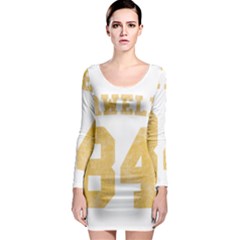 Orwell 84 Long Sleeve Bodycon Dress by Valentinaart