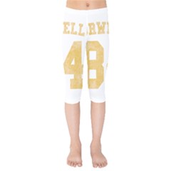 Orwell 84 Kids  Capri Leggings  by Valentinaart