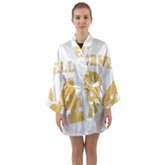 Orwell 84 Long Sleeve Satin Kimono by Valentinaart