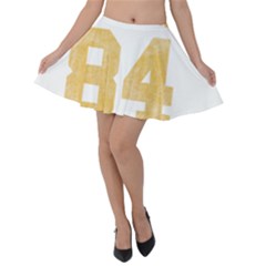 Orwell 84 Velvet Skater Skirt by Valentinaart