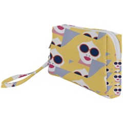 Fashion Faces Wristlet Pouch Bag (small) by Sparkle