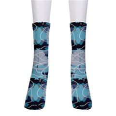 Digital Waves Men s Crew Socks by Sparkle