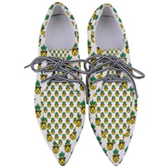 Holiday Pineapple Pointed Oxford Shoes by Sparkle