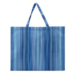 Ambient 1 In Blue Zipper Large Tote Bag by bruzer