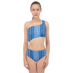 Ambient 1 In Blue Spliced Up Two Piece Swimsuit by bruzer