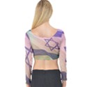 Israel Long Sleeve Crop Top View2