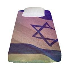 Israel Fitted Sheet (single Size) by AwesomeFlags