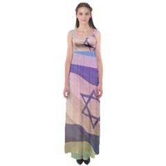 Israel Empire Waist Maxi Dress by AwesomeFlags