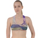 Israel Criss Cross Racerback Sports Bra View1