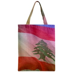 Lebanon Zipper Classic Tote Bag by AwesomeFlags