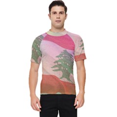 Lebanon Men s Short Sleeve Rash Guard by AwesomeFlags